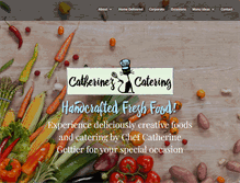 Tablet Screenshot of catherinescatering.com